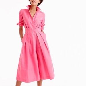 J.Crew Pink Wide-leg Jumpsuit